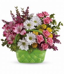 <b>Basket of Beauty</b> from Scott's House of Flowers in Lawton, OK
